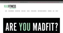 Desktop Screenshot of madfitnesssb.com