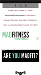 Mobile Screenshot of madfitnesssb.com