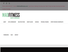 Tablet Screenshot of madfitnesssb.com
